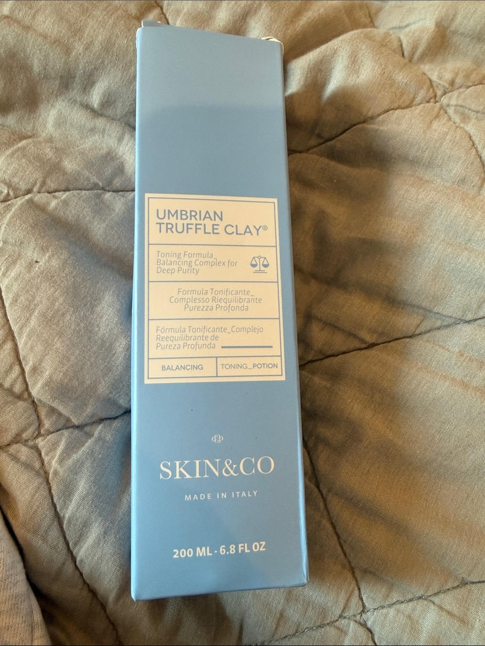 NIB SKIN&CO Roma Umbrian Truffle Clay Toning Potion 200ml / 6.8 fl oz